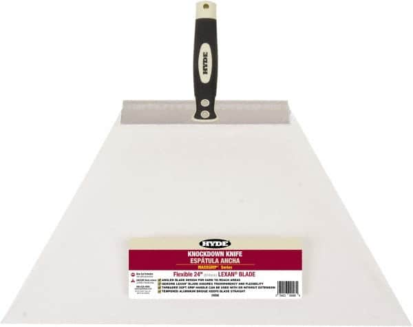 Hyde Tools - 24" Wide Flexible Blade Aluminum Joint Knife - Flexible - Exact Tooling