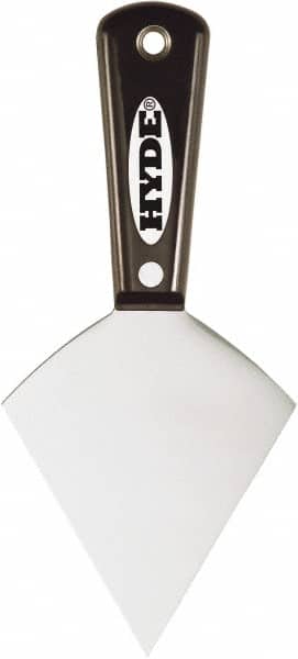 Hyde Tools - 3-1/2" Wide Point Edge Blade Steel Joint Knife - Stiff, Nylon Handle - Exact Tooling