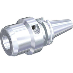 Kennametal - CAT50 2-3/4" Shank Diam Taper Shank, 2" Hole Diam, Hydraulic Tool Holder/Chuck - 100mm Nose Diam, 4" Projection, 71mm Clamp Depth, Through Coolant - Exact Tooling