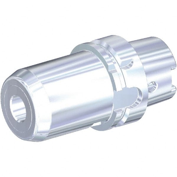 Kennametal - HSK63A 63mm Shank Diam Taper Shank, 1-1/4" Hole Diam, Hydraulic Tool Holder/Chuck - 65mm Nose Diam, 4" Projection, 51mm Clamp Depth, Through Coolant - Exact Tooling