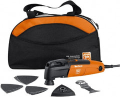 Fein - 120 Volt Electric Multi-Tool Kit - 11,000 to 20,000 RPM, 2 Amps - Exact Tooling