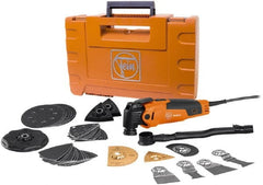 Fein - 120 Volt Electric Multi-Tool Kit - 10,000 to 19,500 RPM, 3 Amps - Exact Tooling