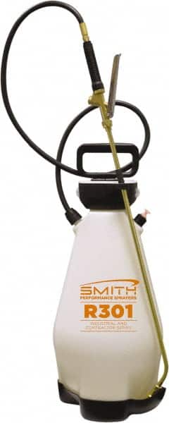 Smith Performance Sprayers - 3 Gal Chemical Safe Garden Hand Sprayer - Polyethylene Tank, Funnel Mouth, Reinforced Hose - Exact Tooling
