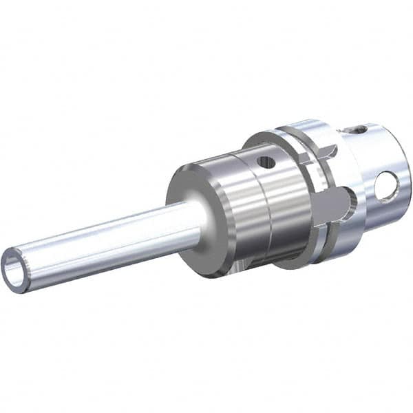 Kennametal - KM4X63 63mm Shank Diam Modular Connection, 20mm Hole Diam, Hydraulic Tool Holder/Chuck - 27.5mm Nose Diam, 170mm Projection, 41mm Clamp Depth, Through Coolant - Exact Tooling