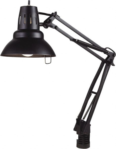 Electrix - 30 Inch, Articulated, Clamp Mounted, LED, Black, General Purpose Task Light - 11 Watt, 100 to 120 Volt, Nonmagnifying - Exact Tooling
