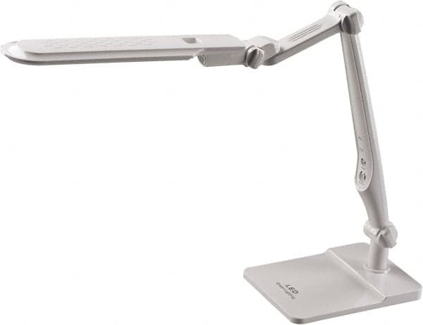 Electrix - 22 Inch, Articulated, Clamp Mounted, LED, White, Desk Light - 10 Watt, 100 to 120 Volt, Nonmagnifying - Exact Tooling