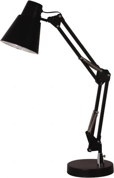 Electrix - 22 Inch, Articulated, Base, LED, Black, Desk Light - 5 Watt, 100 to 120 Volt, Nonmagnifying - Exact Tooling