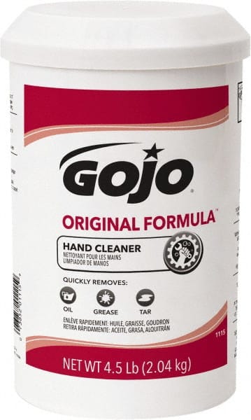 GOJO - 4.5 Lb Dispenser Refill Cream Waterless Hand Cleaner - White, Fragrance Free Scent - Exact Tooling