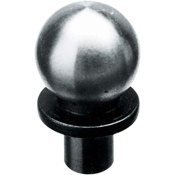 TE-CO - 12mm Ball Diam, 6mm Shank Diam, Alloy Steel Inspection Tooling Ball - Exact Tooling