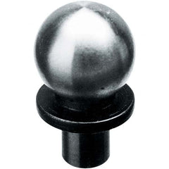 TE-CO - 1/2" Ball Diam, 1/4" Shank Diam, Alloy Steel Inspection Tooling Ball - Exact Tooling