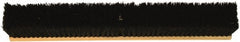 O-Cedar - 24" Combo Duty Horsehair Blend Push Broom - 3" Bristle Length, Wood Block, Threaded Handle Connection, Handle Sold Separately - Exact Tooling