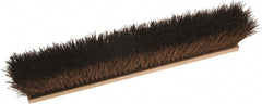 O-Cedar - 24" Rough Surface Palmyra Push Broom - 4" Bristle Length, Wood Block, Threaded Handle Connection, Handle Sold Separately - Exact Tooling