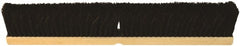 O-Cedar - 36" Medium Duty Tampico Push Broom - 3" Bristle Length, Wood Block, Threaded Handle Connection, Handle Sold Separately - Exact Tooling