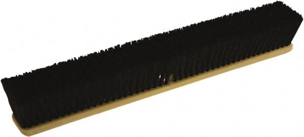 O-Cedar - 24" Medium Duty Polypropylene Push Broom - 3" Bristle Length, Foam Block, Threaded Handle Connection, Handle Sold Separately - Exact Tooling