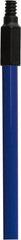O-Cedar - 60 x 1" Fiberglass Squeegee Handle - Threaded Connection, Blue - Exact Tooling