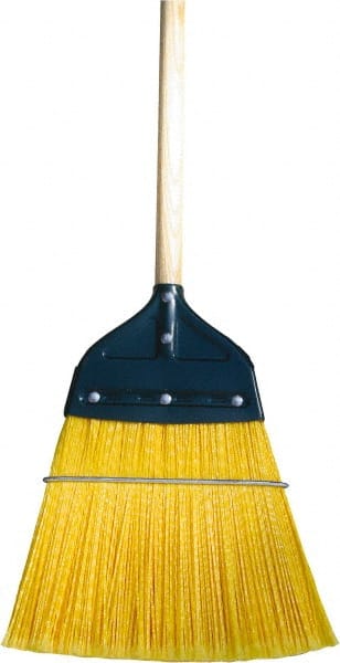 O-Cedar - 54" OAL Polypropylene Bristle Straight Cut Broom - 48" Long Wood Handle, 4-1/2" Bristle Length, 10-1/4" Wide, Water Resistance - Exact Tooling
