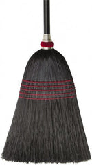 O-Cedar - 57" OAL Corn Bristle Broom - 42" Long Wood Handle, 15" Bristle Length, 14" Wide, Water Resistance - Exact Tooling