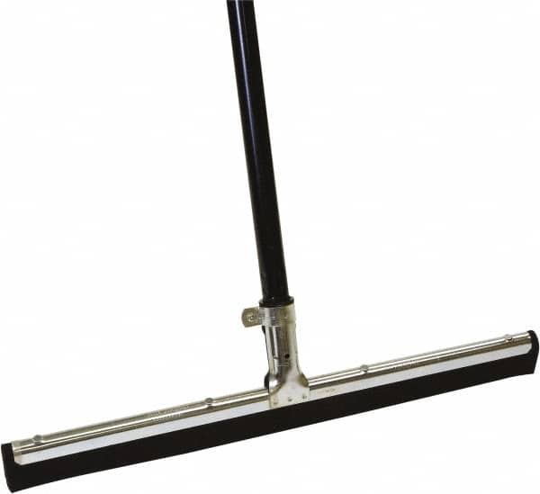 O-Cedar - 18" Rubber Blade Floor Squeegee - Threaded End, Metal Holder - Exact Tooling