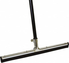 O-Cedar - 18" Rubber Blade Floor Squeegee - Threaded End, Metal Holder - Exact Tooling