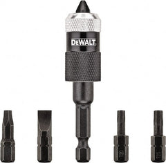 DeWALT - 6 Piece, Screwdriver Bit Set - #2, 1/4" Drive, Slotted, Phillips, Square Point - Exact Tooling