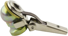 Milton - 150 Max psi Closed Check Zinc Air Chuck - Clip On Chuck, 1/4 FNPT - Exact Tooling