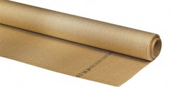 Auburn Mfr - 3' Wide x 0.04" Thick Silica Welding Cloth Roll - Tan - Exact Tooling