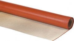 Auburn Mfr - 3' Wide x 0.047" Thick Silica Welding Cloth Roll - Red & Tan - Exact Tooling