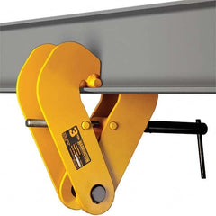 Harrington Hoist - Lifting Clamps Type: Beam Clamp Minimum Grip (Inch): 0.8280 - Exact Tooling