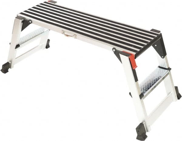 Whiteside - Wheel Step for Universal Use - 600 Lb Capacity, 19" Max Height, 12" Step Width x 12" Step Depth - Exact Tooling