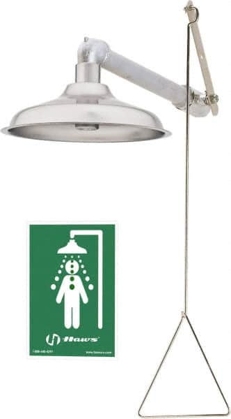 Haws - Plumbed Drench Showers Mount: Horizontal Shower Head Material: Stainless Steel - Exact Tooling