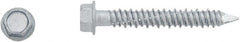 Powers Fasteners - 3/16" Diam, 2-1/4" Length Under Head, Hex Drive, Concrete Screw & Masonry Fastener - Stainless Steel, Perma-Seal Finish, Includes 3/8" Hex Bit - Exact Tooling