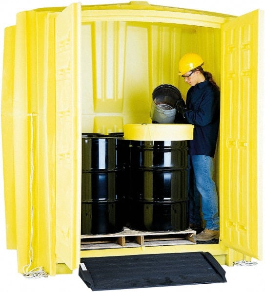 Enpac - Drum Storage Units & Lockers Type: Drum Storage Locker Number of Drums: 8 - Exact Tooling
