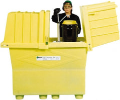 Enpac - Drum Storage Units & Lockers Type: Drum Storage Locker w/Drain Number of Drums: 2 - Exact Tooling