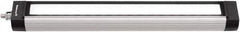 Waldmann Lighting - 24 VDC, 18 Watt, LED, Linear Machine Light - Bracket Mount, 4.9m Cord, IP67, Silver - Exact Tooling
