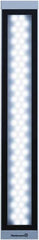 Waldmann Lighting - 24 VDC, 24 Watt, LED, Linear Machine Light - Bracket Mount, 4.9m Cord, IP67, Silver - Exact Tooling