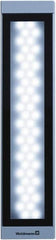 Waldmann Lighting - 24 VDC, 16 Watt, LED, Linear Machine Light - Bracket Mount, 4.9m Cord, IP67, Silver - Exact Tooling