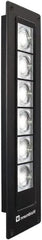 Waldmann Lighting - 24 VDC, 13 Watt, LED, Linear Machine Light - Direct Mount, 3m Cord, IP67, Black - Exact Tooling
