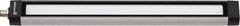 Waldmann Lighting - 24 VDC, 10.5 Watt, LED, Linear Machine Light - Bracket Mount, 4.9m Cord, IP67, Silver - Exact Tooling
