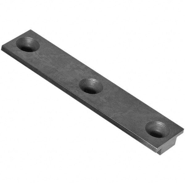 Raptor Workholding - 1 Piece Vise 1/8" Parallel Master Jaw Insert - Steel, 3/4" Long, 0.308" High - Exact Tooling