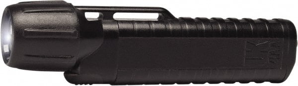 Underwater Kinetics - White Xenon Bulb, 38 Lumens, Industrial/Tactical Flashlight - Black Plastic Body, 4 AA Alkaline Batteries Included - Exact Tooling