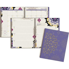 AT-A-GLANCE - 128 Sheet, 8-1/2 x 11", Weekly/Monthly Appointment Book - Purple - Exact Tooling