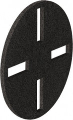 Fas-trak - 17" Diam Stripping Pad - 19" Machine, Black Pad, Polyester - Exact Tooling