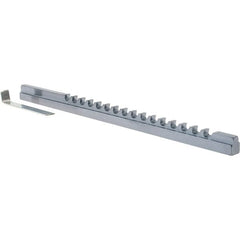 Dumont Minute Man - 4mm Keyway Width, Style B-1, Keyway Broach - High Speed Steel, TiAlN Finish, 1/4" Broach Body Width, 19/64" to 1-11/16" LOC, 6" OAL - Exact Tooling