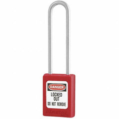 Master Lock - Lockout Padlocks Key Type: Keyed Different Key Retaining: NonRetaining Key - Exact Tooling