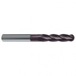 8mm Dia. - 100mm OAL - 30 Helix Firex CBD Ball Nose EM - 4 FL - Exact Tooling