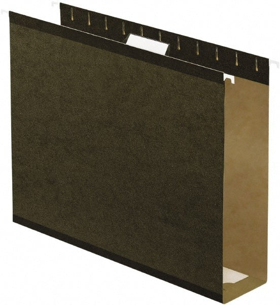 Pendaflex - 8-1/2 x 11", Letter Size, Standard Green, Hanging File Folder - 11 Point Stock, 1/5 Tab Cut Location - Exact Tooling