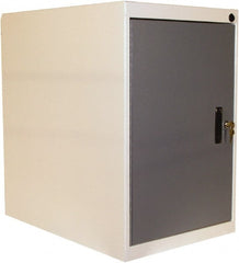 Proline - Modular Storage Cabinet - 16 Gauge Steel, 18" Wide x 26" Deep x 27-1/2" High, Blue/White - Exact Tooling