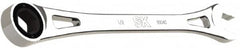 SK - 1/2" 6 Point Combination Wrench - 9.06" OAL, Steel, Full Polish Finish - Exact Tooling