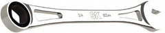 SK - 3/4" 6 Point Combination Wrench - 12" OAL, Steel, Full Polish Finish - Exact Tooling