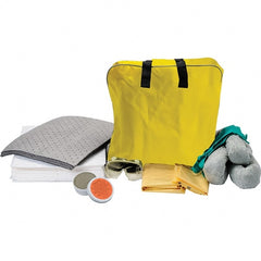 Brady SPC Sorbents - 11.5 Gal Capacity Oil Only & Universal Spill Kit - 11.5 Gal Polyethylene Bag - Exact Tooling